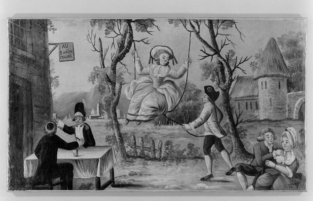 "Para as três ordens unidas". Cartaz do comerciante de vinhos. Paris de Unknown artist