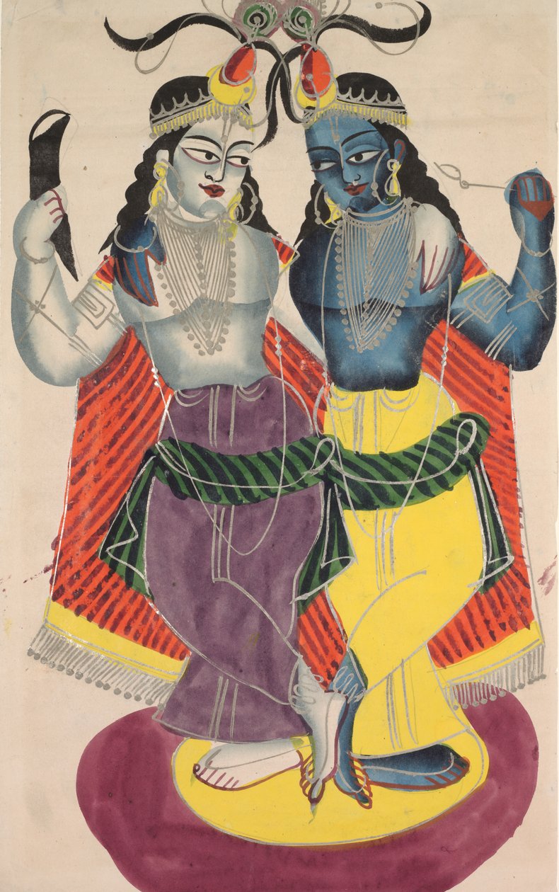 Balarama e Krishna de Unknown artist