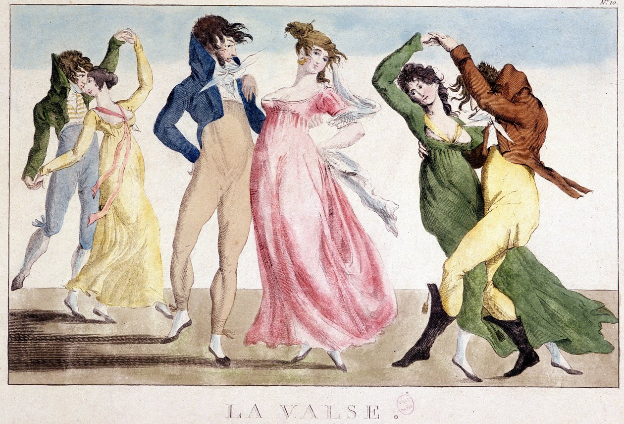 Bola: A valsa, n.d., início do século XIX, Carnavalet de Unknown artist