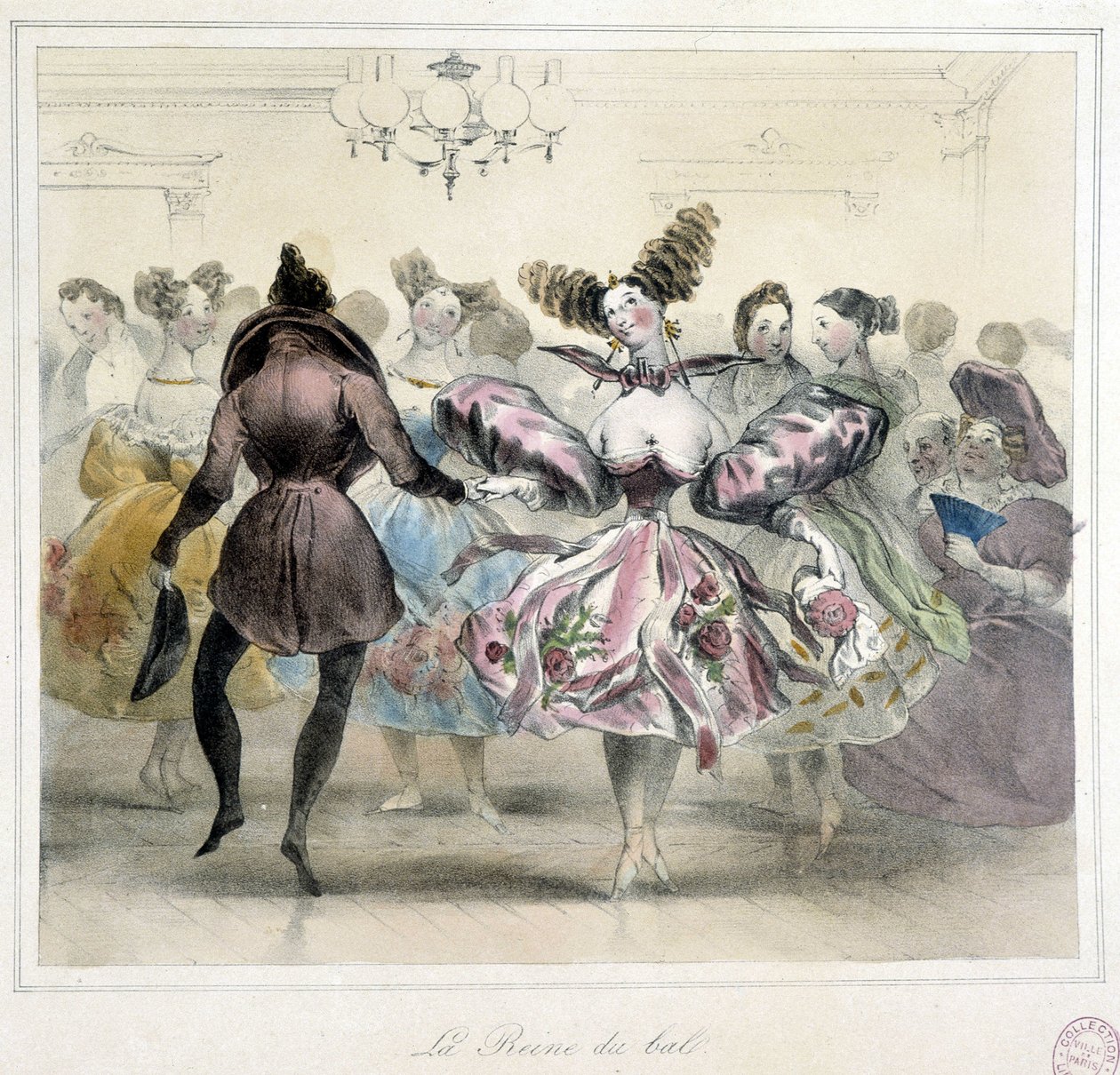 Bola: a rainha do baile - século XIX de Unknown artist