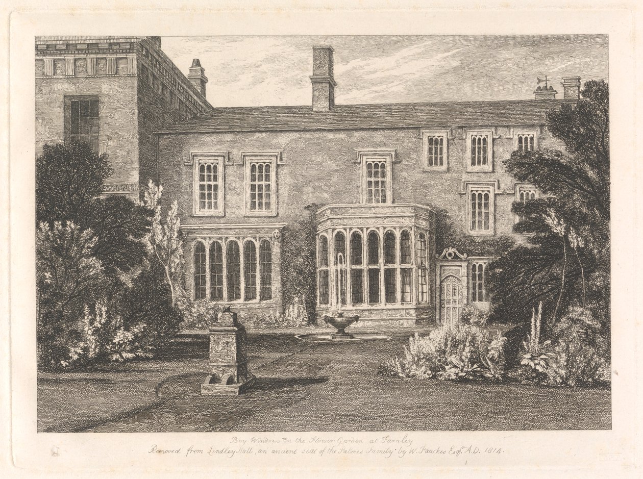 Janelas de Baía no Jardim das Flores em Farnley de Unknown artist