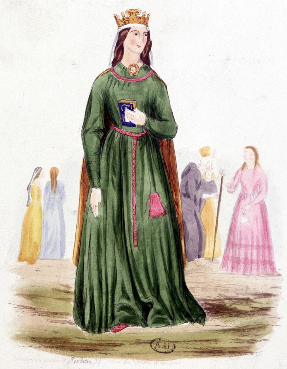 Berengere, Rainha de Inglaterra, esposa de Ricardo I de Unknown artist
