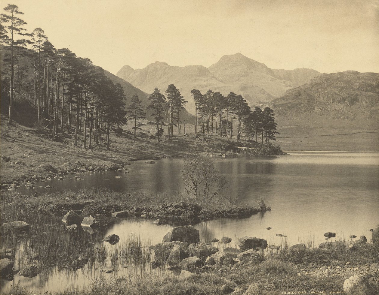 Blea Tarn, Langdale de Unknown artist