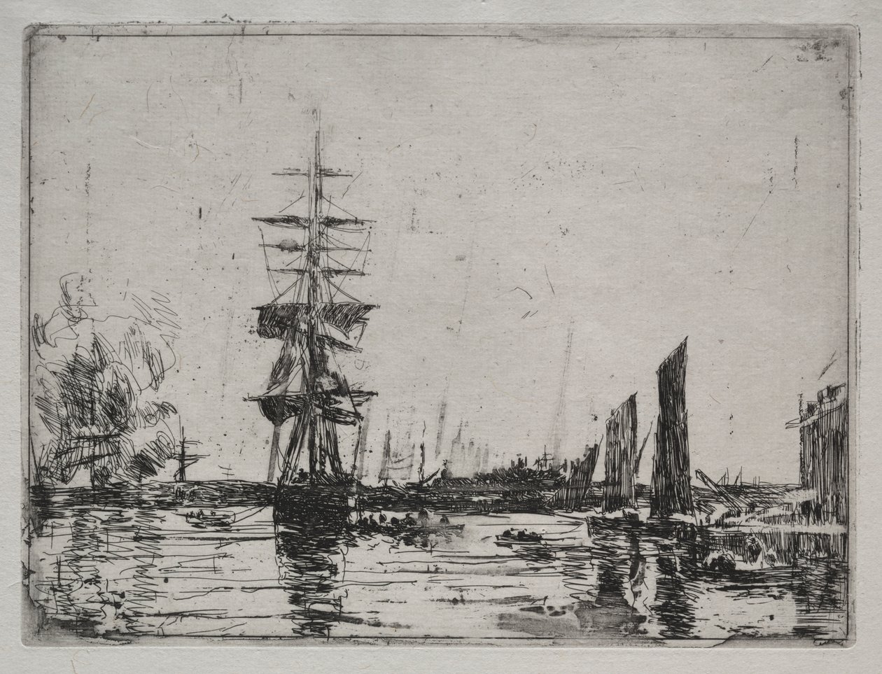 Barcos na âncora de Unknown artist