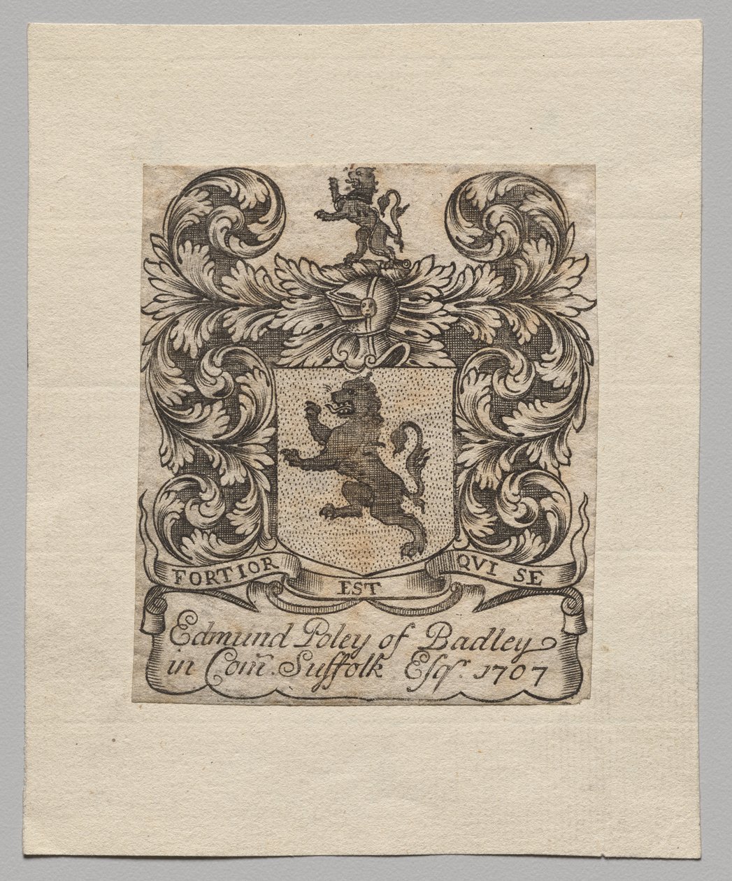 Exemplar: Edmund Poley de Badley de Unknown artist
