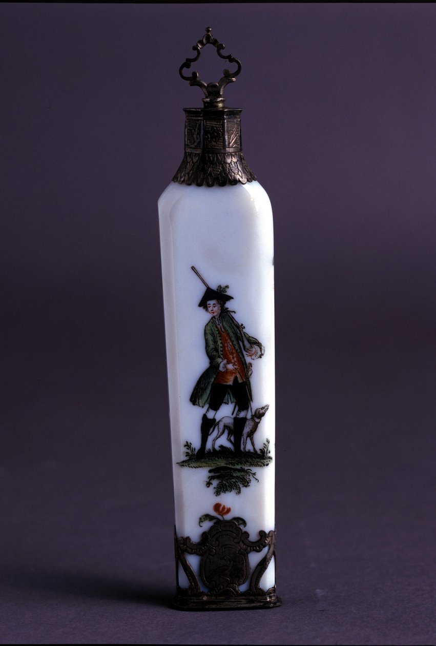 Frasco para perfumes de cerâmica do século XVIII. de Unknown artist