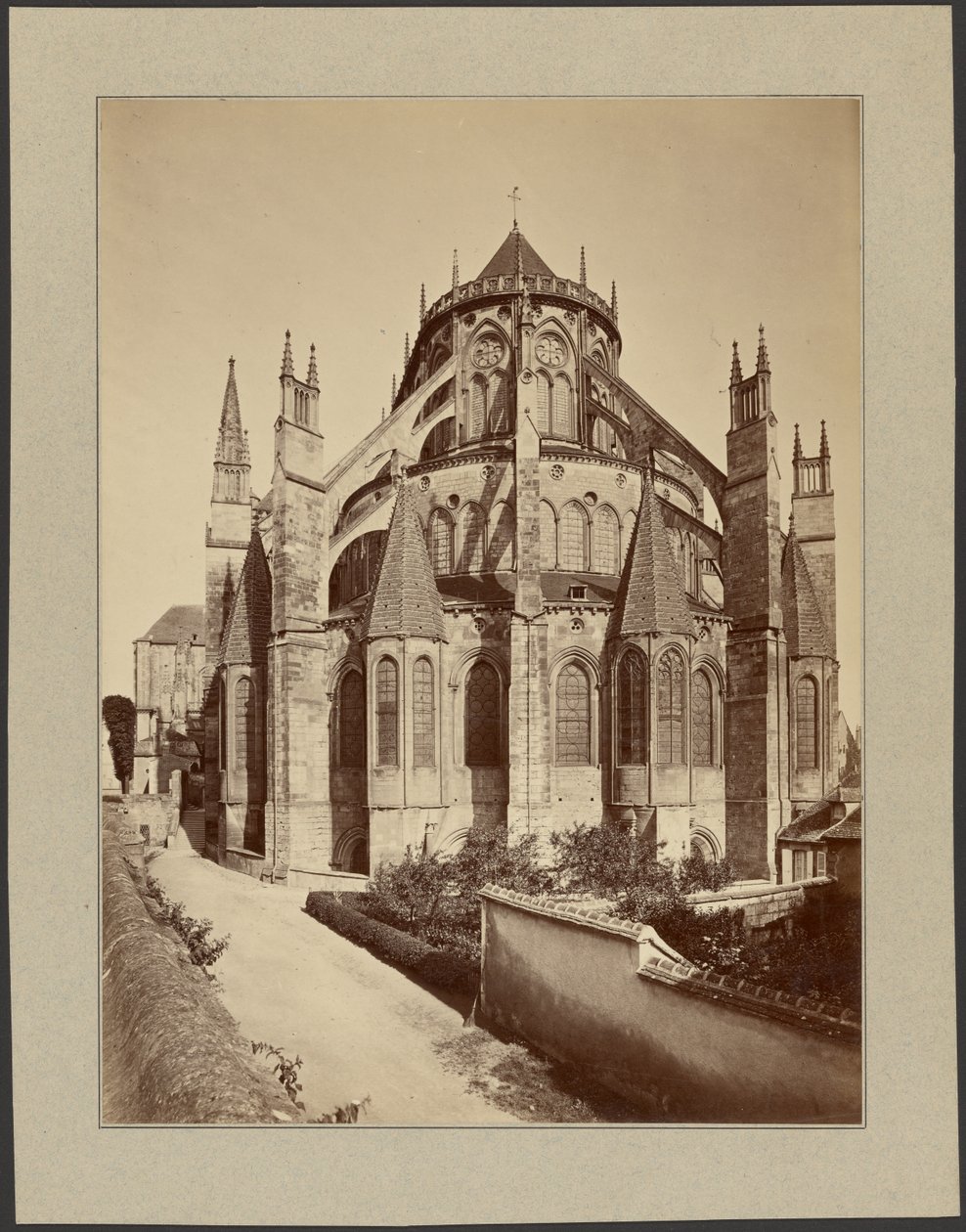 [Catedral de Bourges, abside]. de Unknown artist