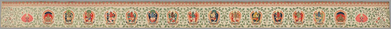 Tira Brocada, conhecida como "Imperial Tribute Brocade" de Unknown artist