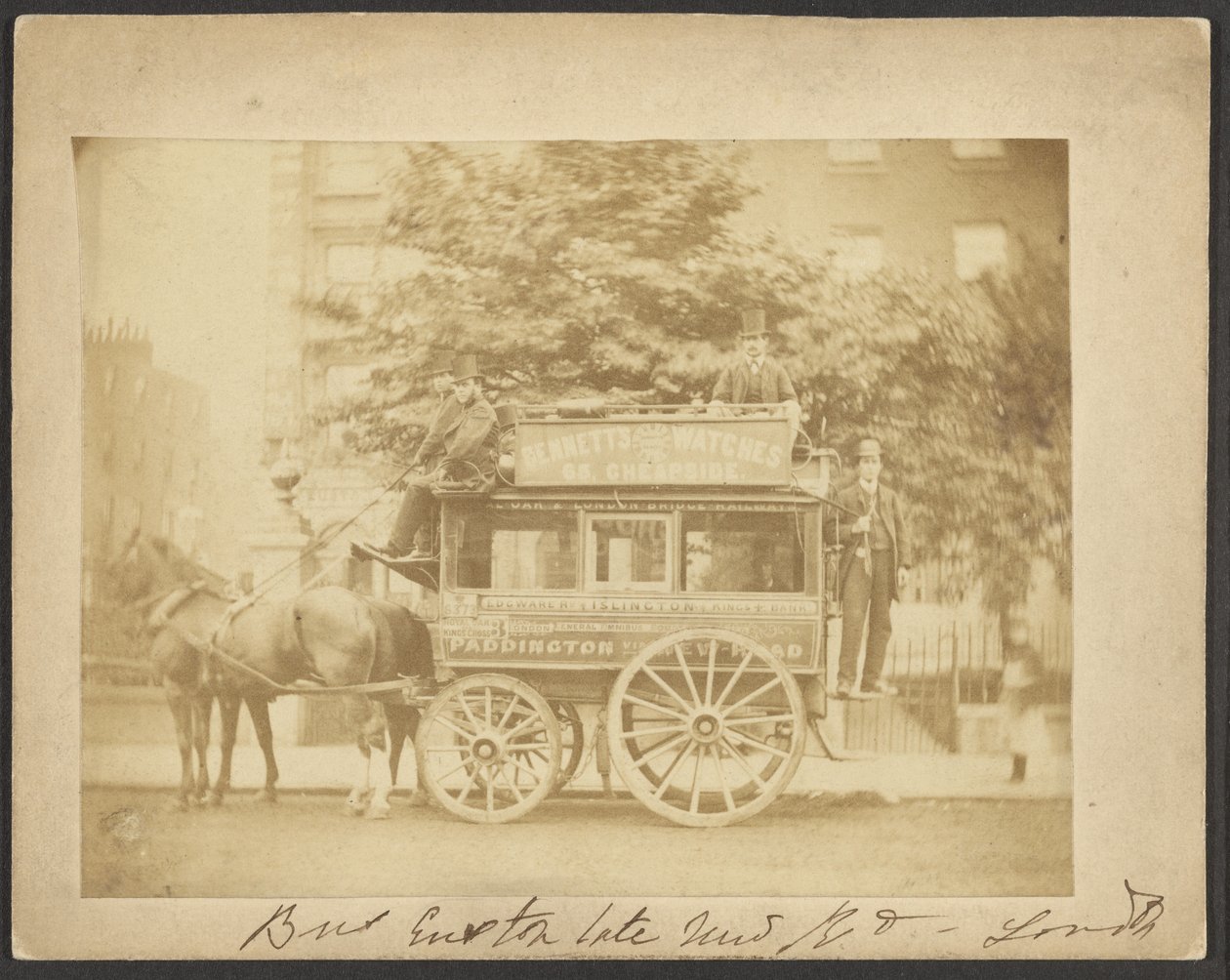 [Autocarro, Euston Road, Londres] de Unknown artist