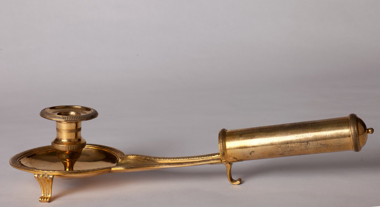 Candelabro. Dourado em cobre. Começa no século XIX. Estilo império. de Unknown artist