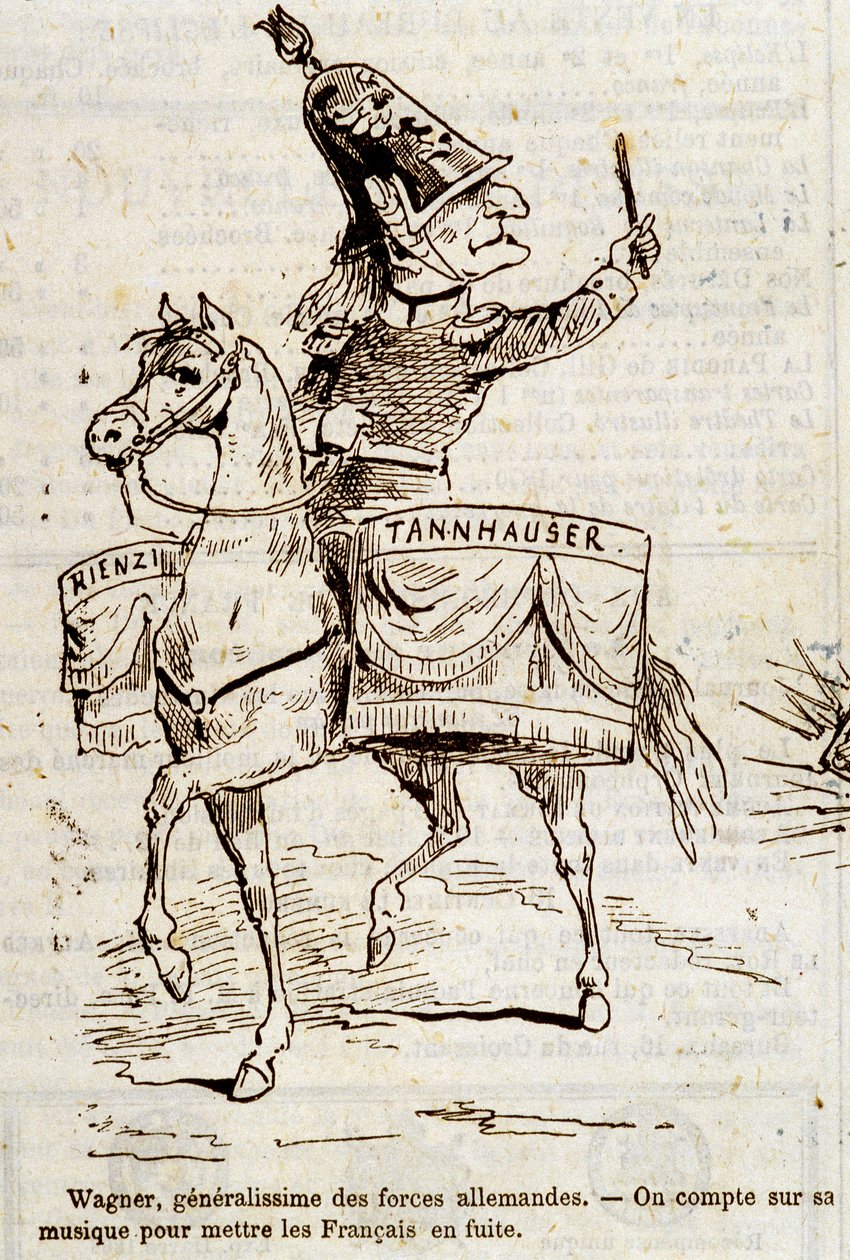 Cartoon de Wagner, generalissimo das forças alemãs - em "L
