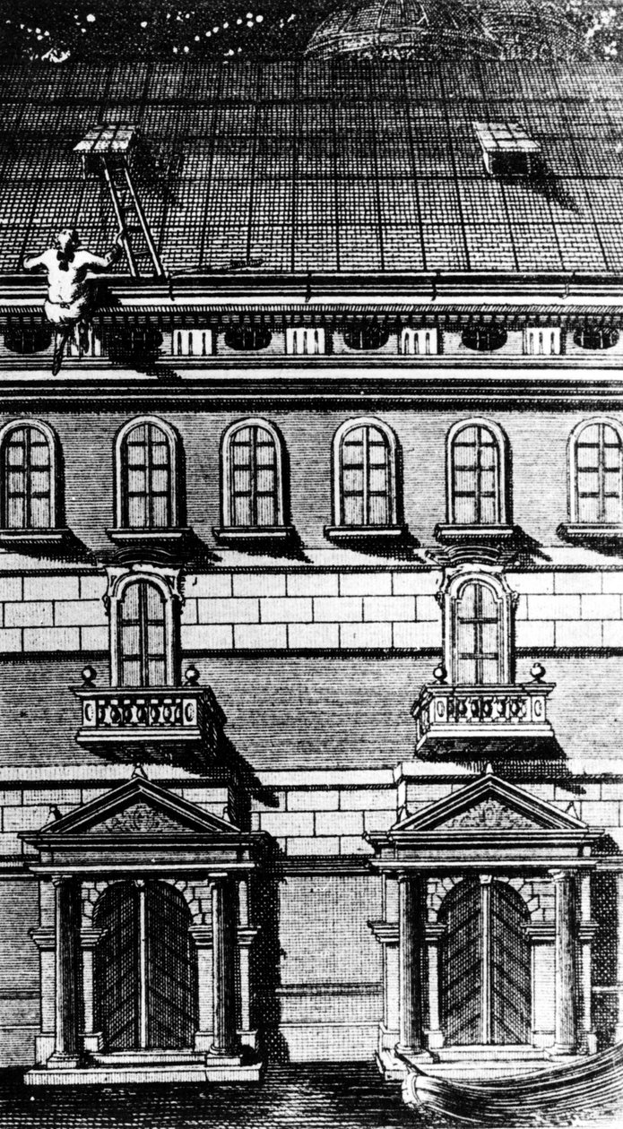 A fuga do Casanova das prisões de Veneza - em "História da minha fuga das prisões da República de Veneza", Leipzig de Unknown artist