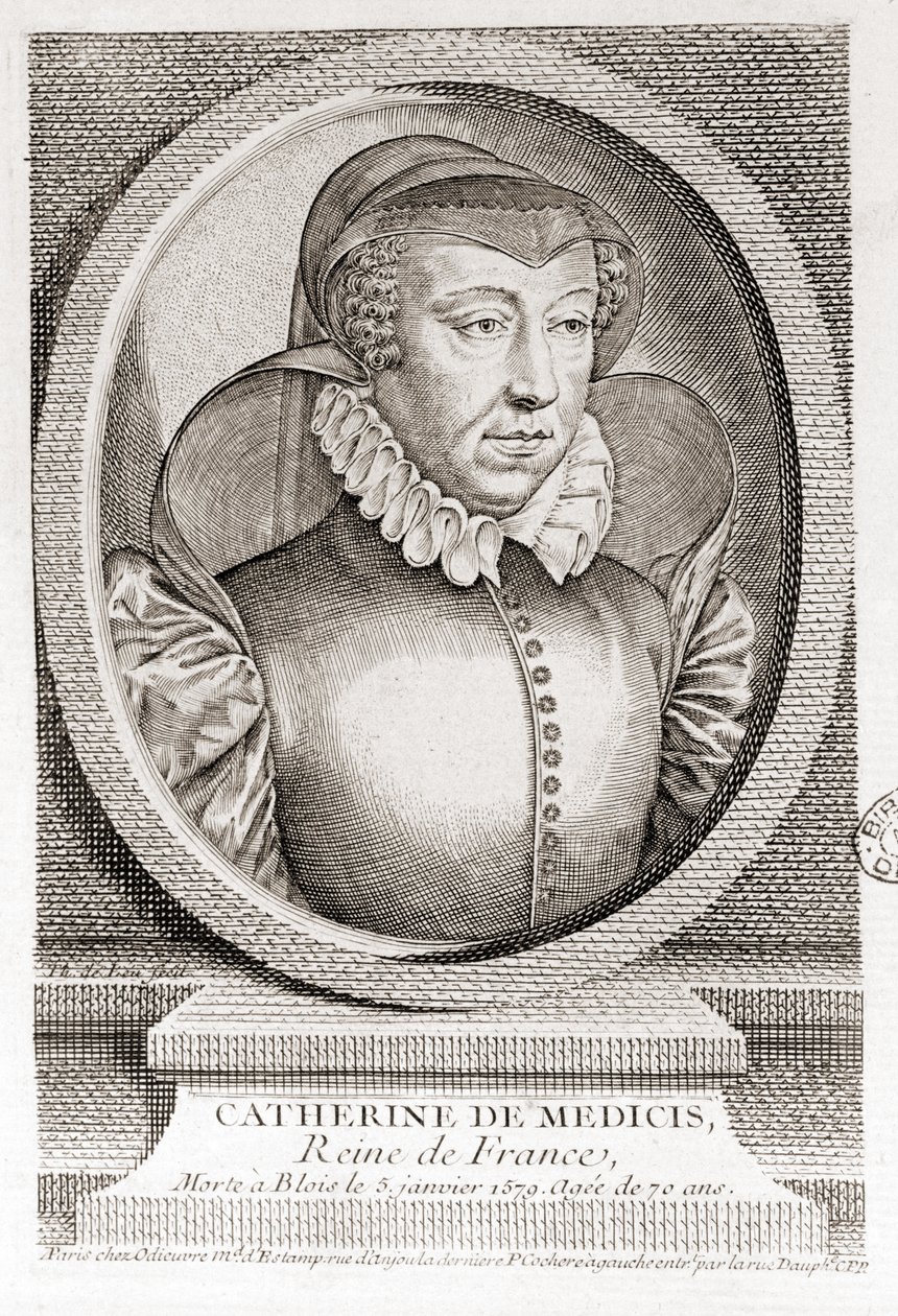 Catherine de Medici (Caterina de Medici) (1519 - 1589). de Unknown artist