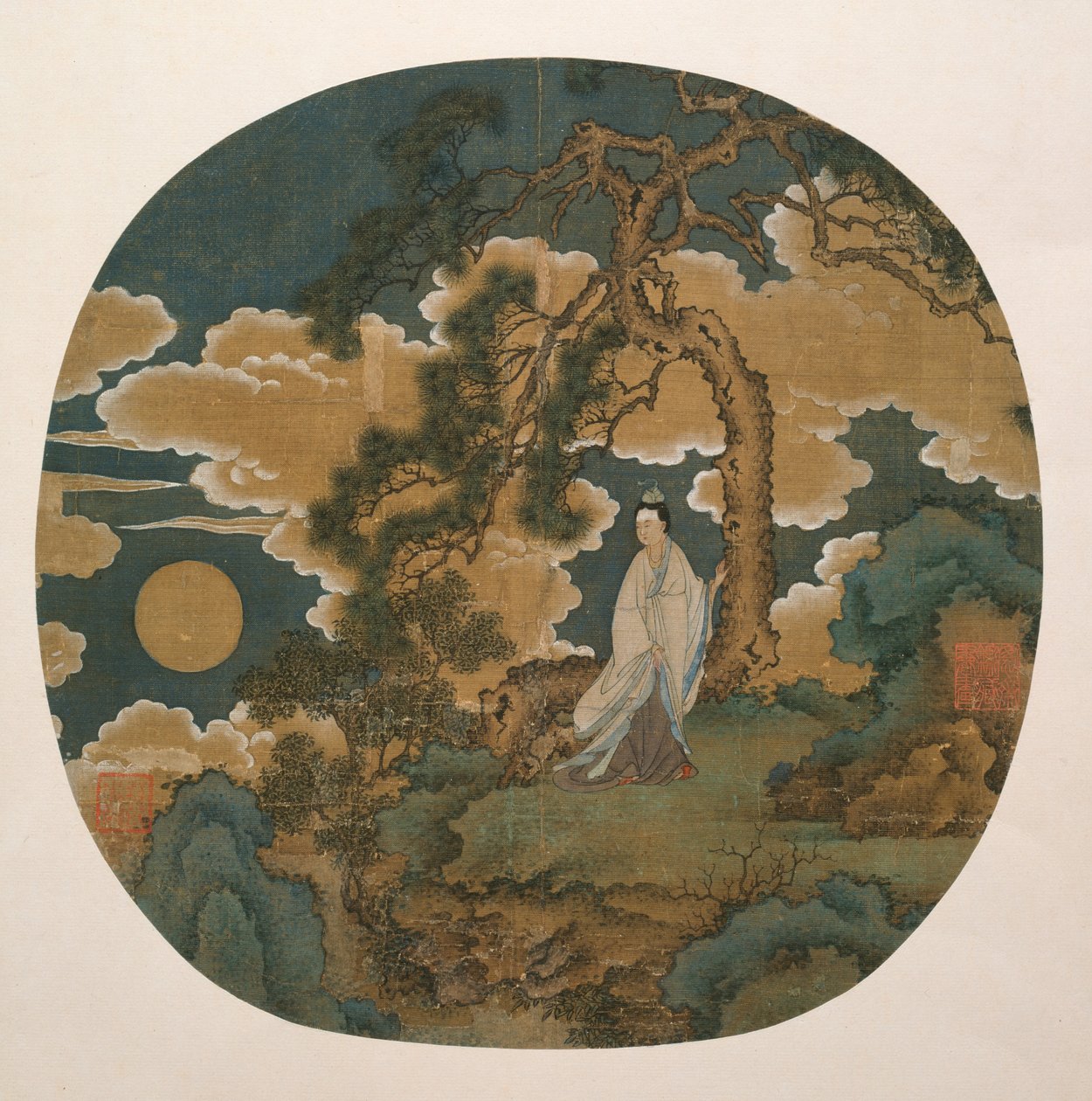 Chang E, a Deusa da Lua de Unknown artist
