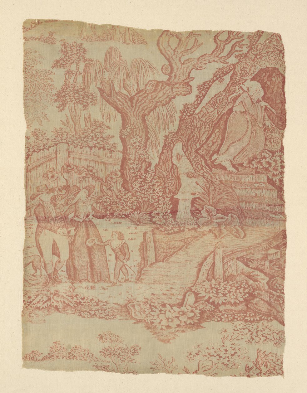 Mudança de estação (tecido para mobiliário) de Unknown artist