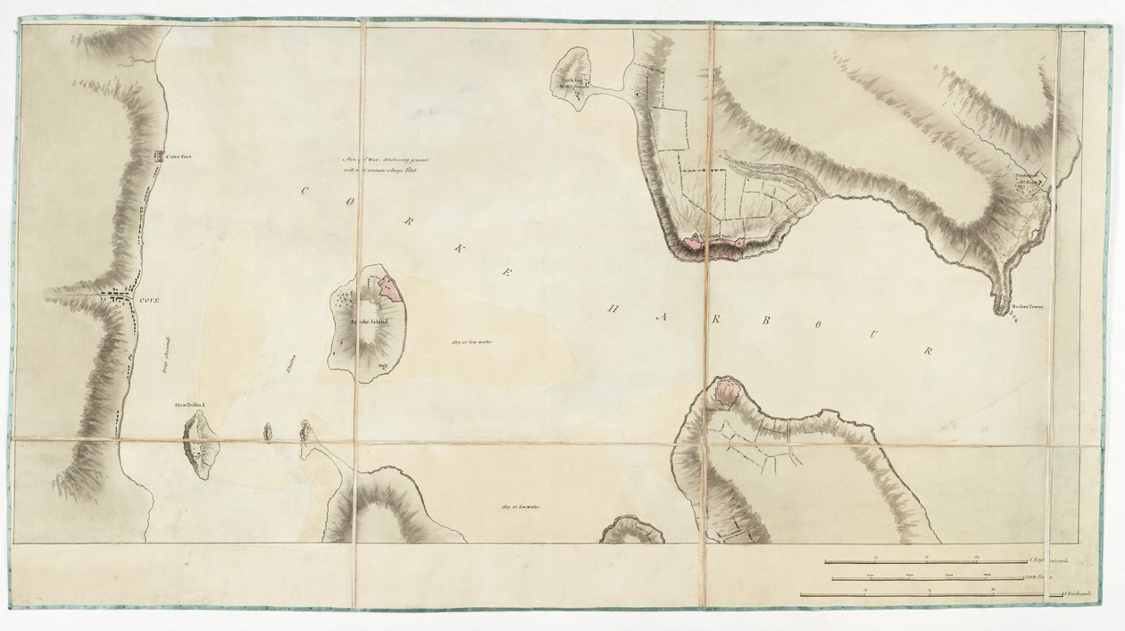 Carta do porto de Cork, Irlanda de Unknown artist
