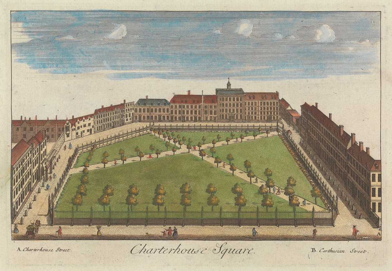 Praça Charterhouse de Unknown artist