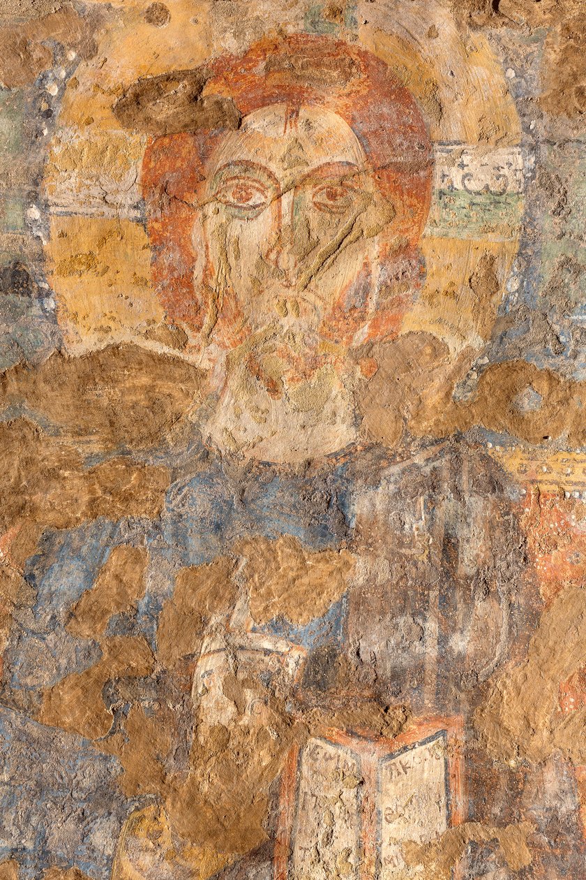 Cristo abençoando com a Madalena a seus pés, pormenor de Unknown artist