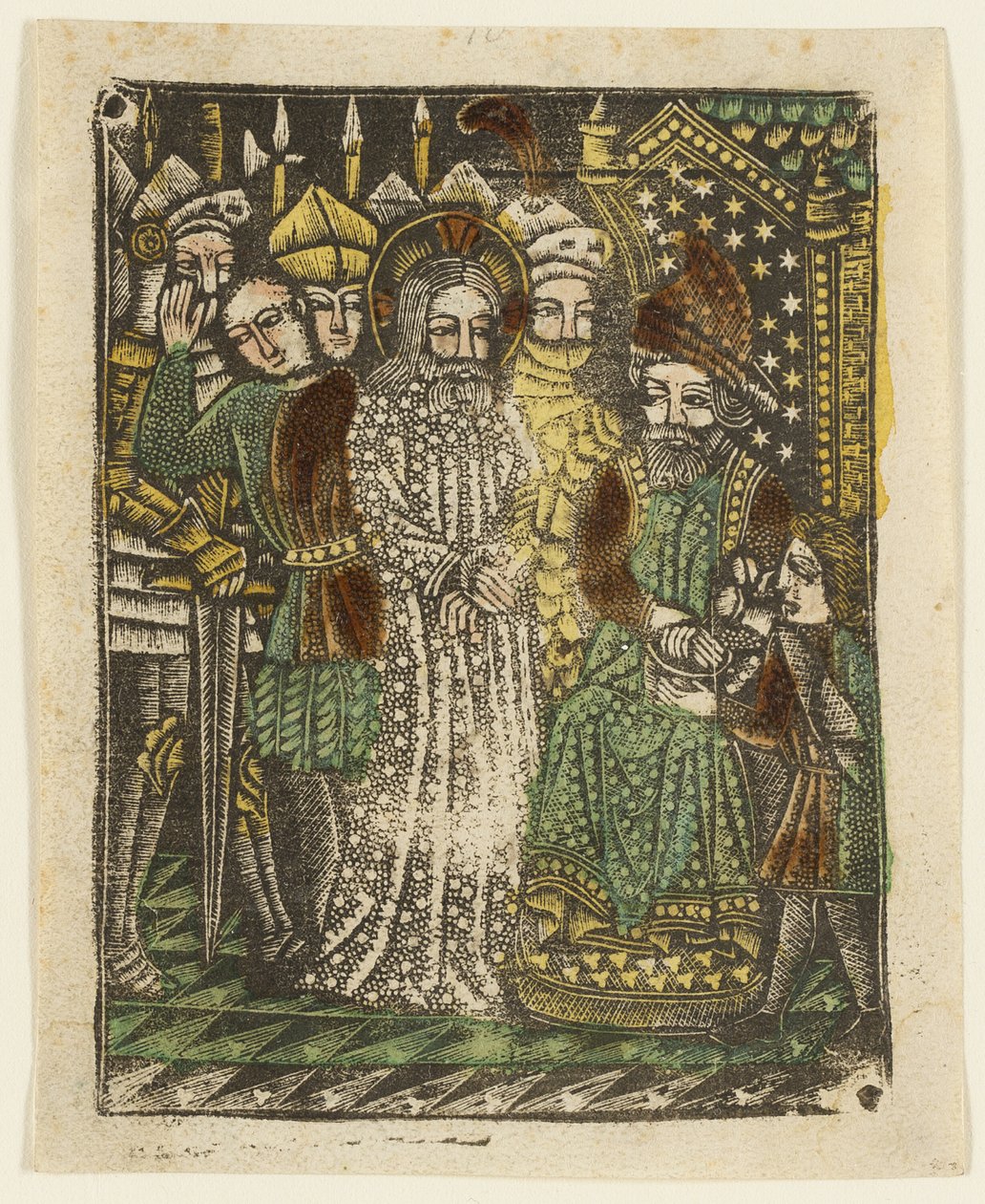 Cristo diante de Pilatos de Unknown artist