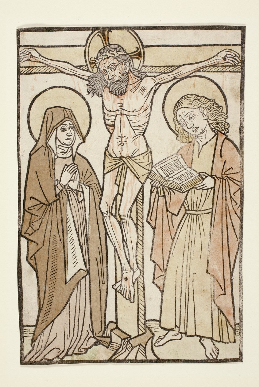 Cristo na Cruz entre Maria e São João de Unknown artist