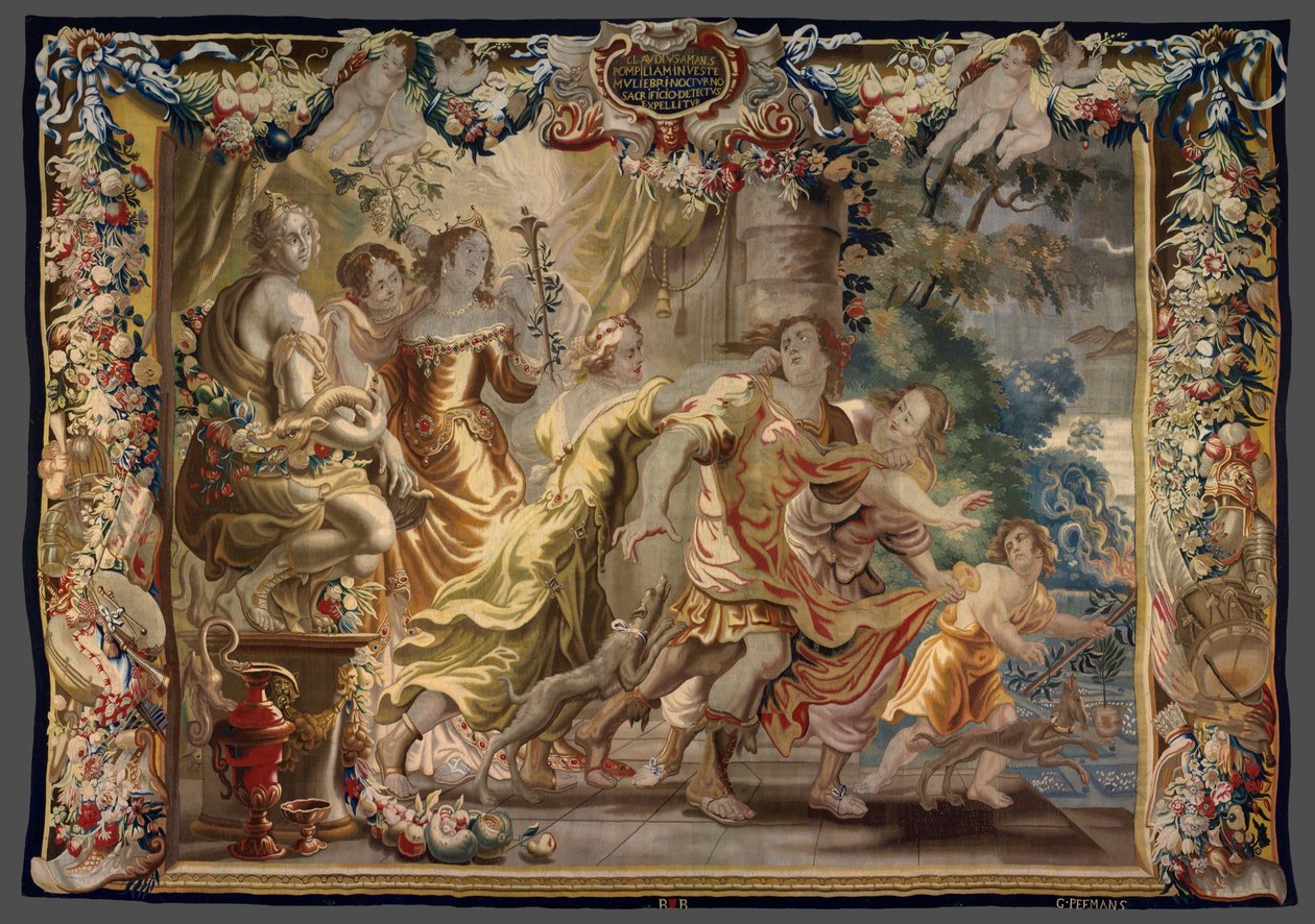 Clodius Disfarçado de Mulher de A História de César e Cleópatra de Unknown artist