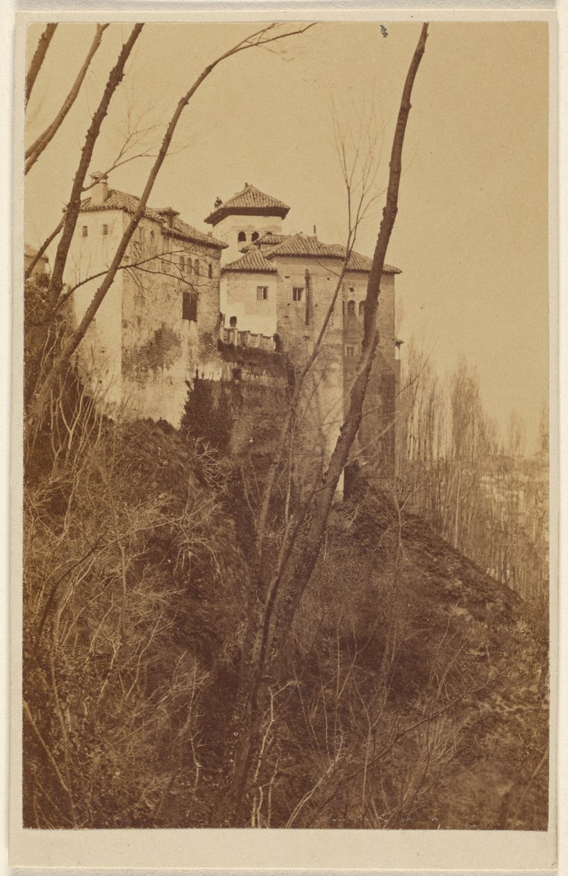 [Vista de perto da Alhambra, Granada, Espanha] de Unknown artist