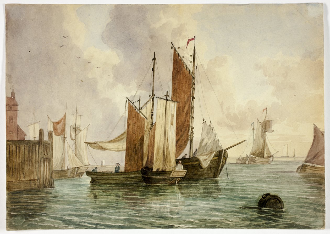 Congregação de Navios no Porto de Unknown artist