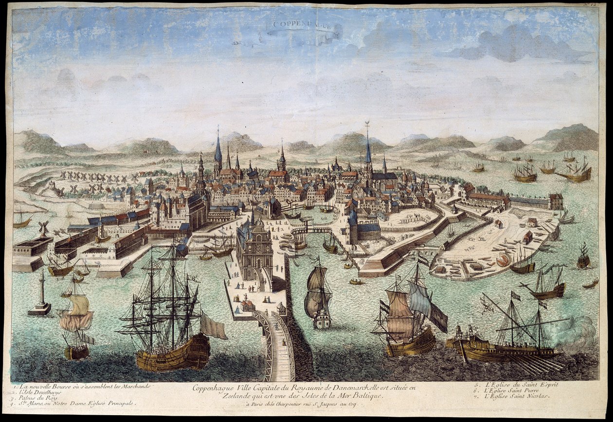 Copenhaga, deb. século XVIII de Unknown artist