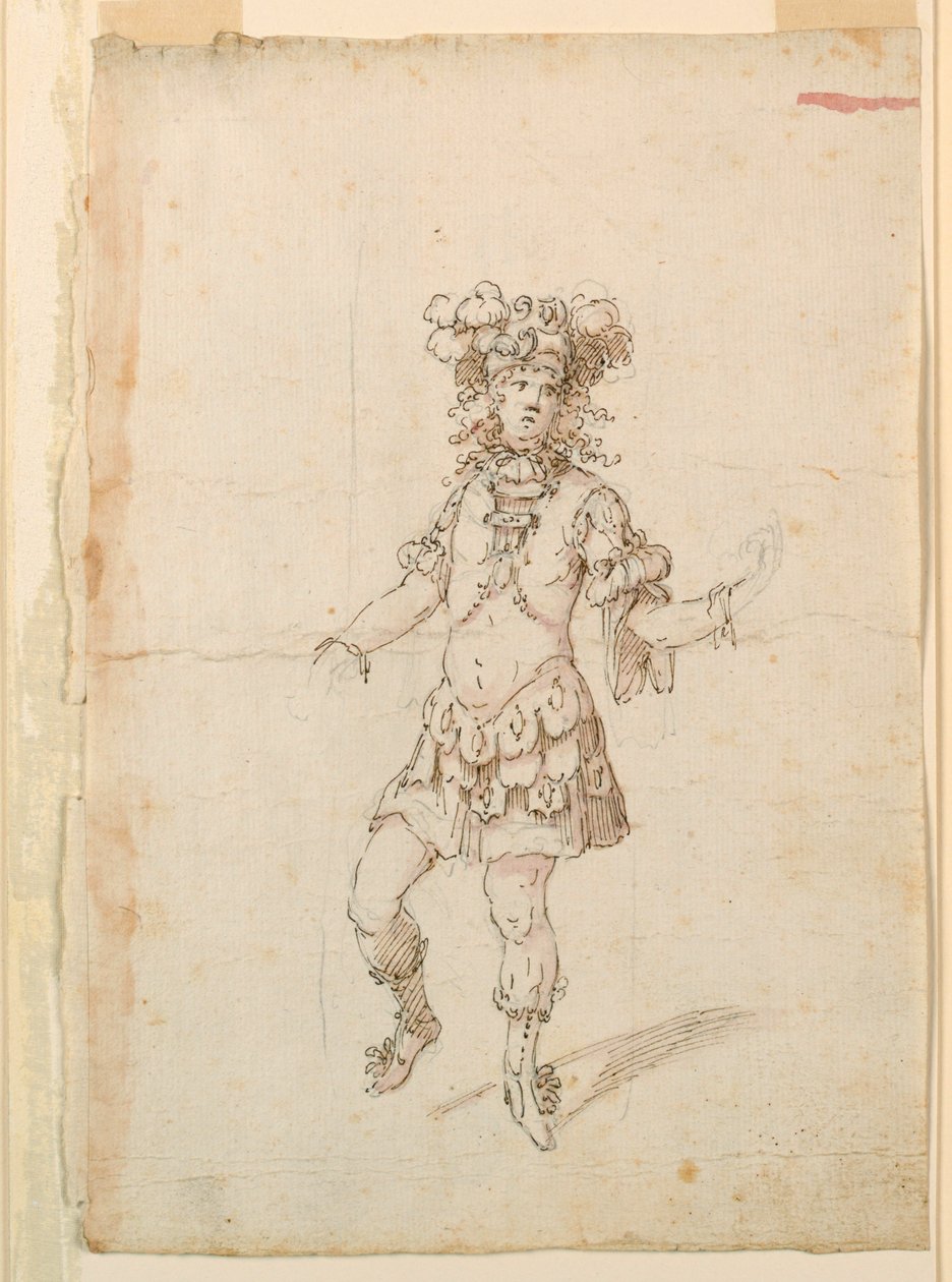 Figurino: dançarino masculino para balé de Unknown artist