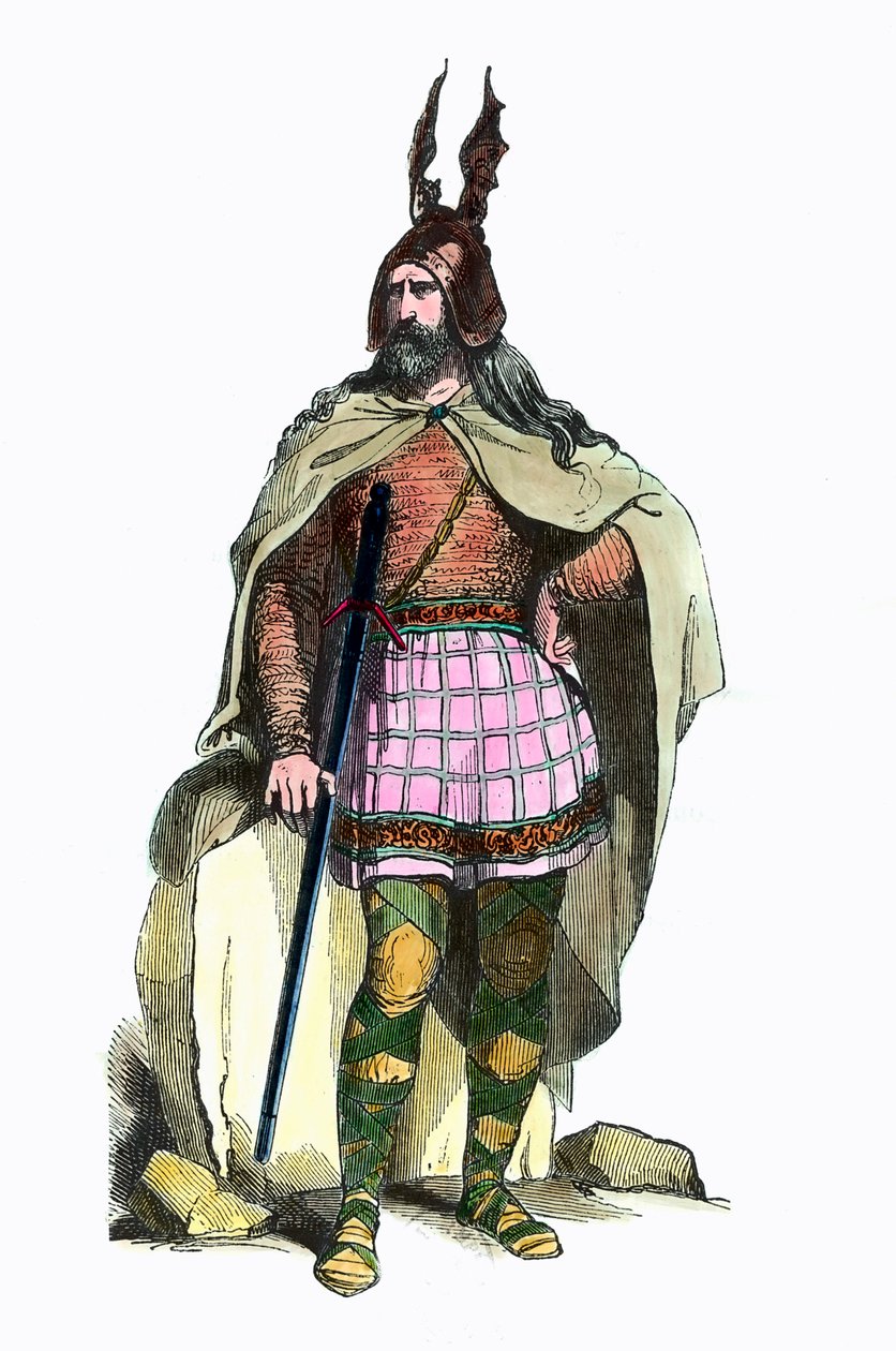Traje de um cozinheiro gaulês sob o domínio romano de Unknown artist