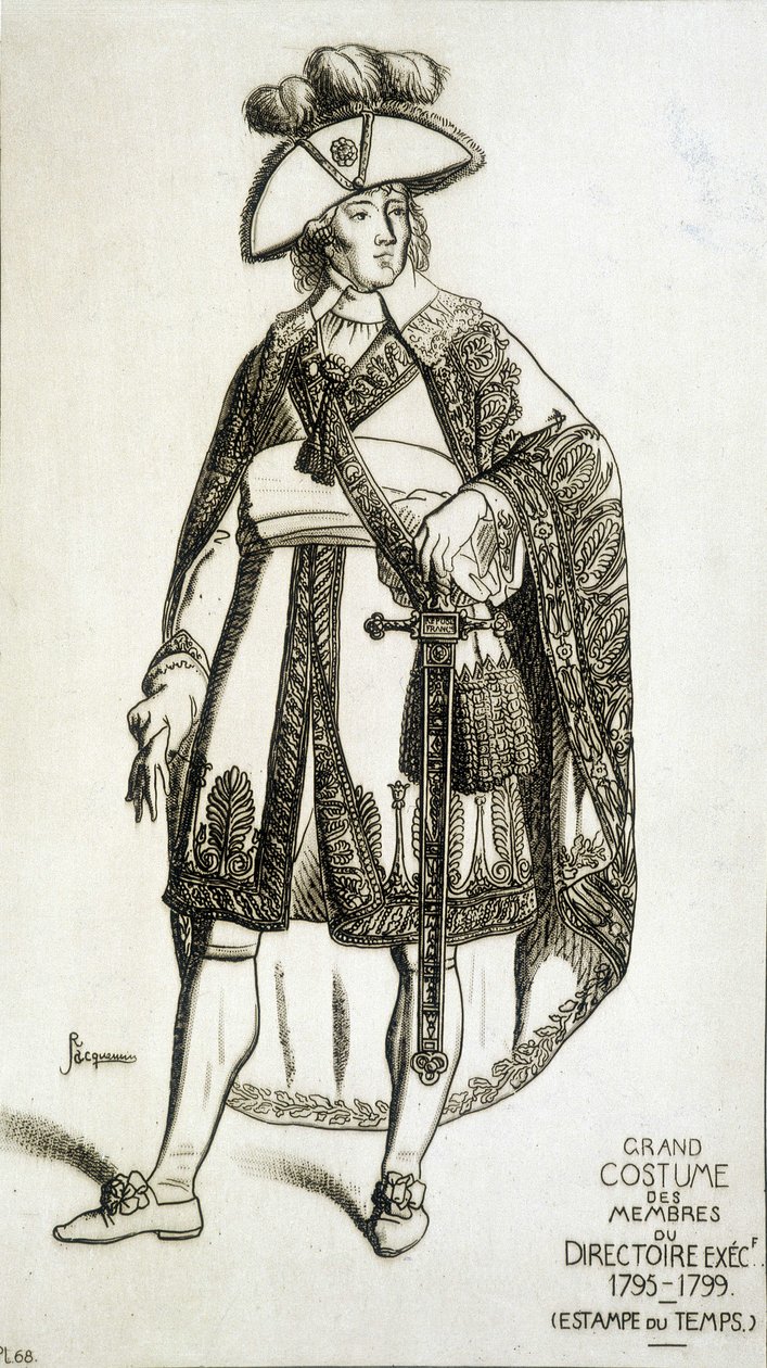 Traje dos membros da Diretoria Executiva de Unknown artist