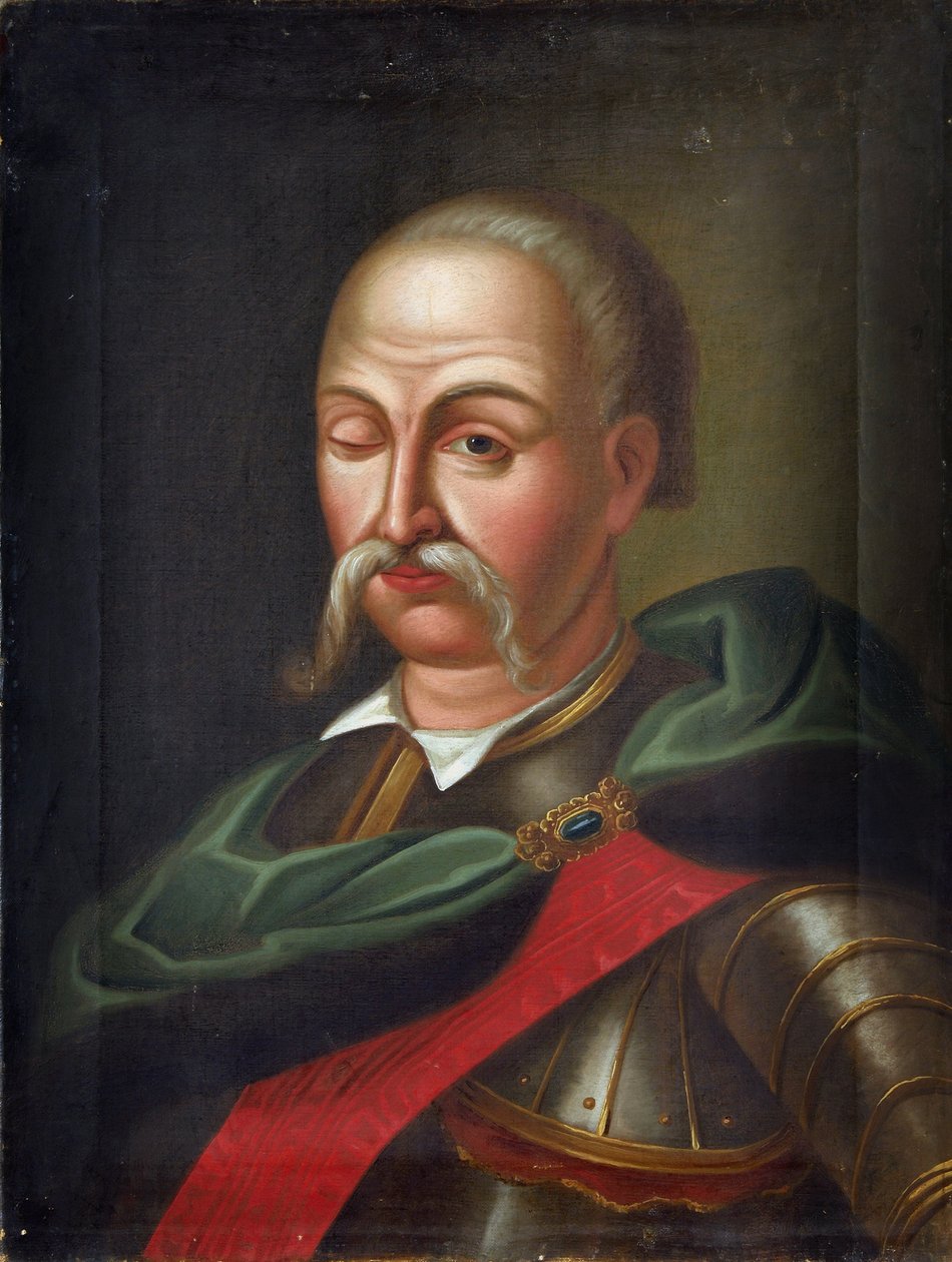 Danylo Apostol - Retrato do Hetman Danylo Apostol (1654-1734), Anónimo. Óleo sobre tela de Unknown artist
