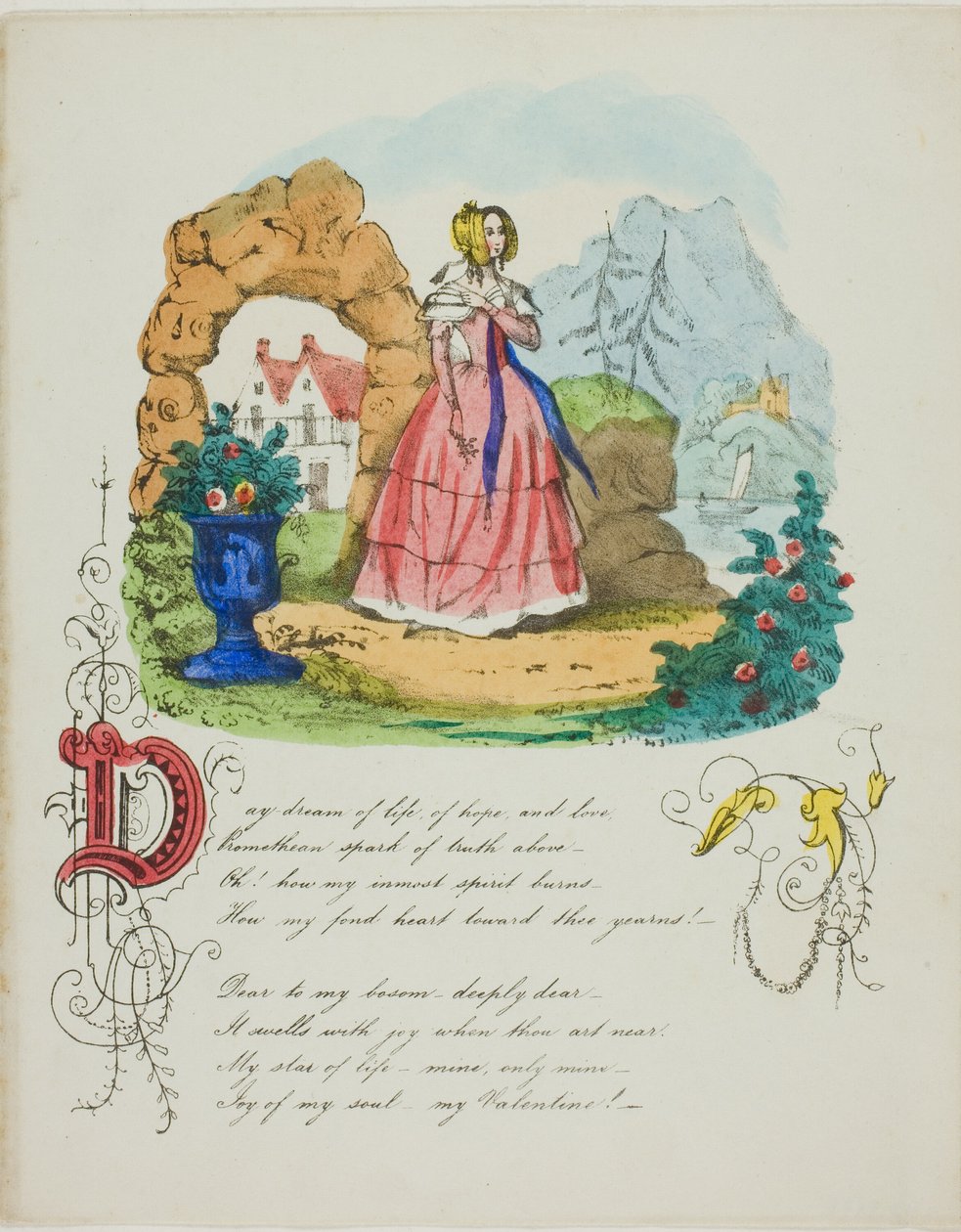 Sonho de vida, de esperança e de amor (dia dos namorados) de Unknown artist