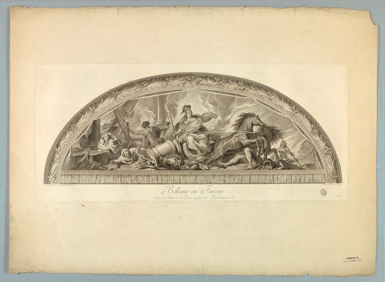 Decorações de Lebrun e Mignard no Palácio de Versalhes de Unknown artist