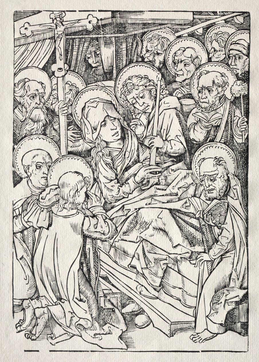 A morte de Maria de Unknown artist