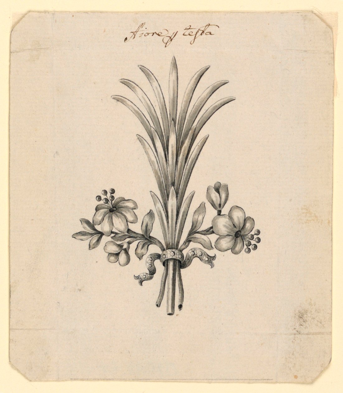 Design para flores como vestido de cabelo de Unknown artist