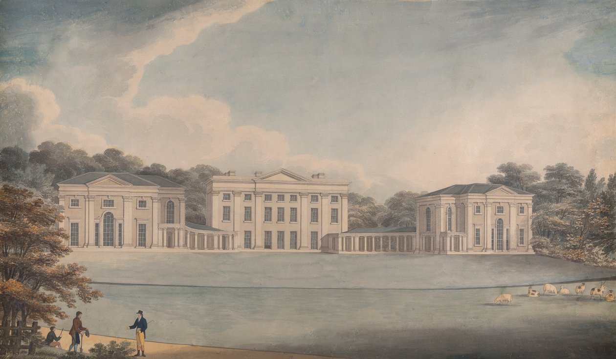 Desenho para Stoke Park de Unknown artist