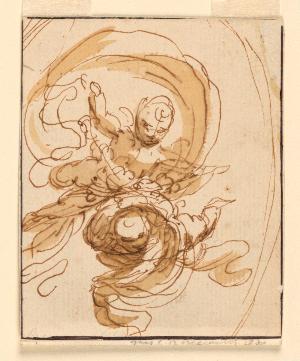 Design para uma parede pintada de Unknown artist