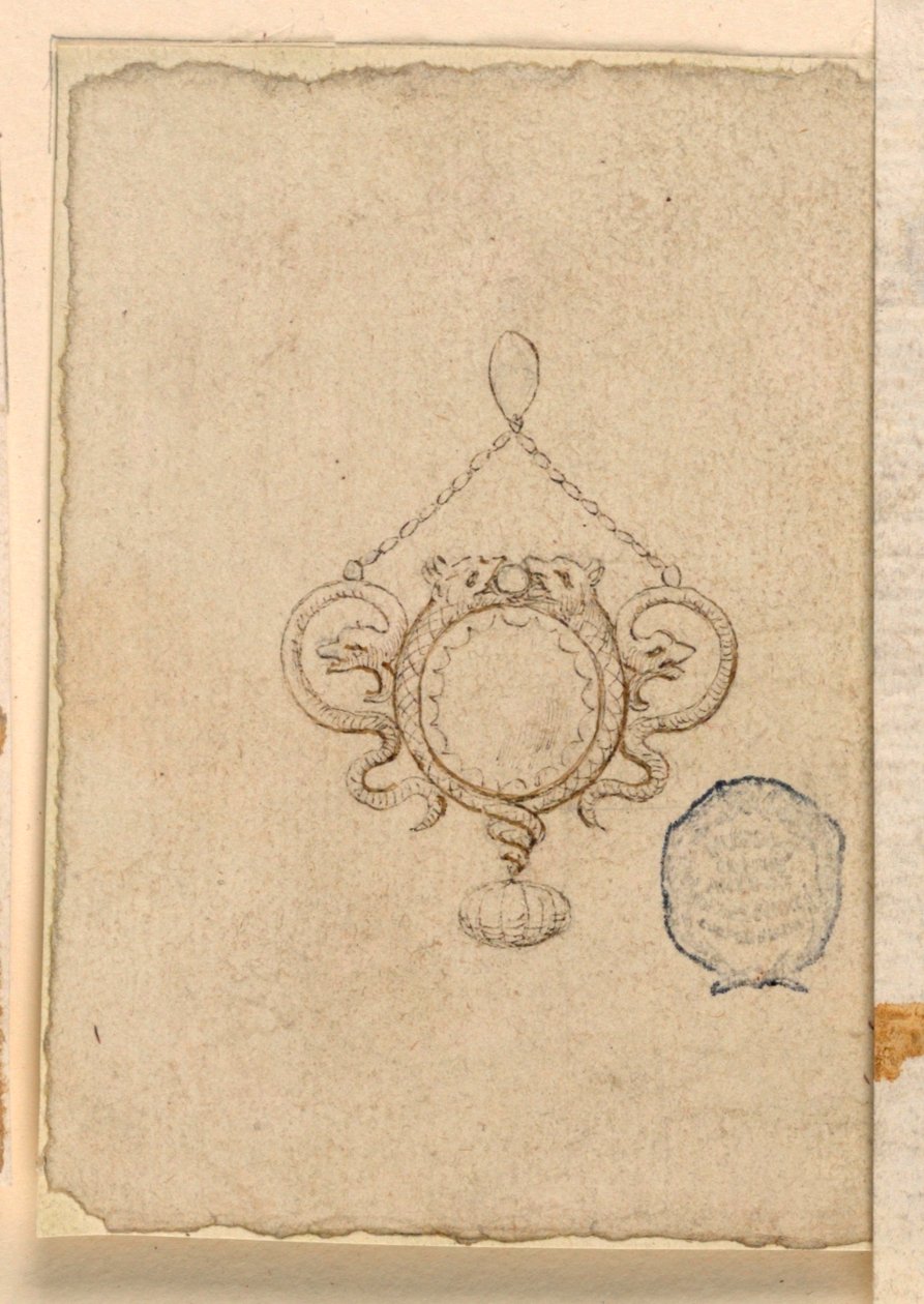 Design para um pingente de Unknown artist