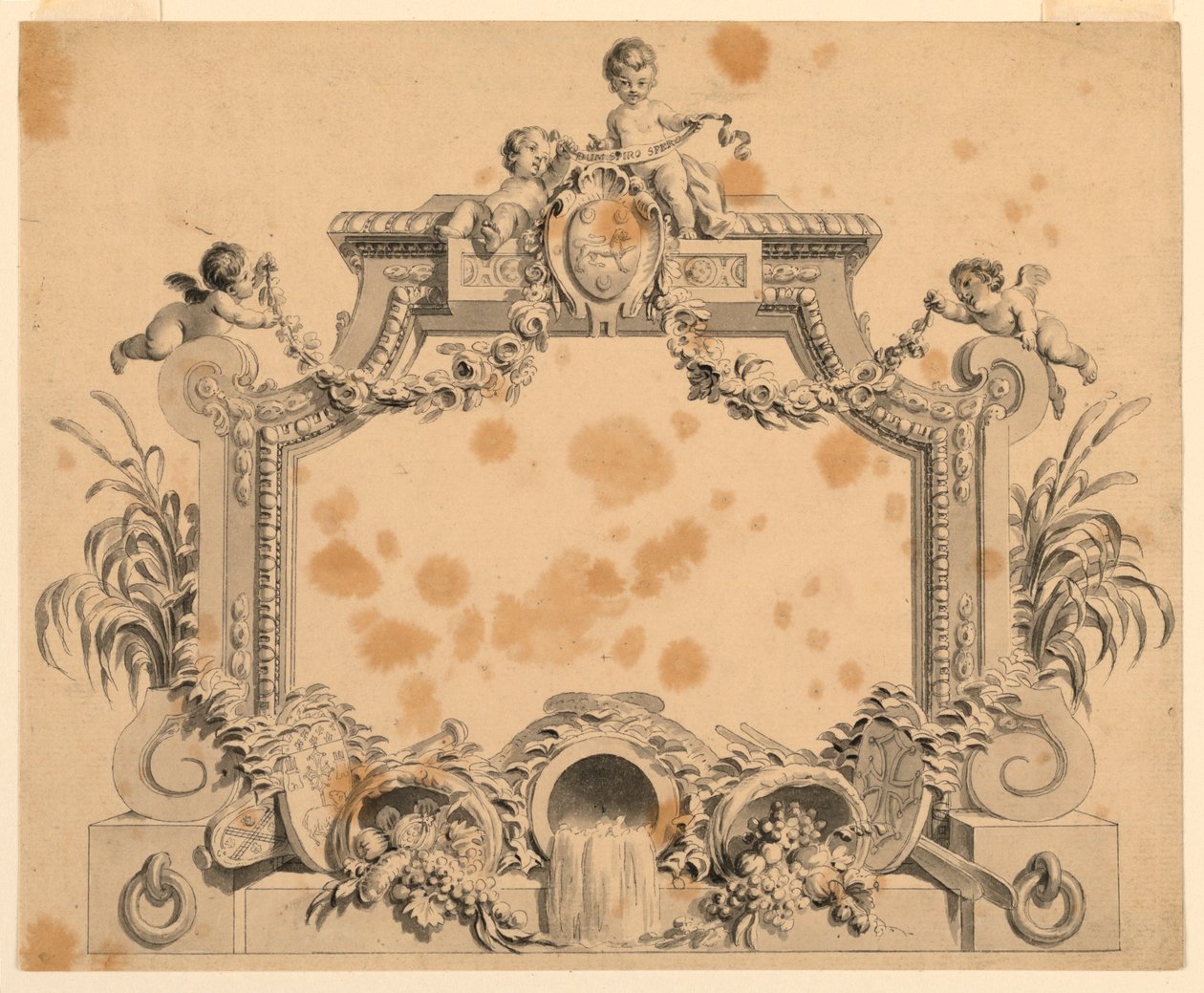 Design para uma página de título de Unknown artist