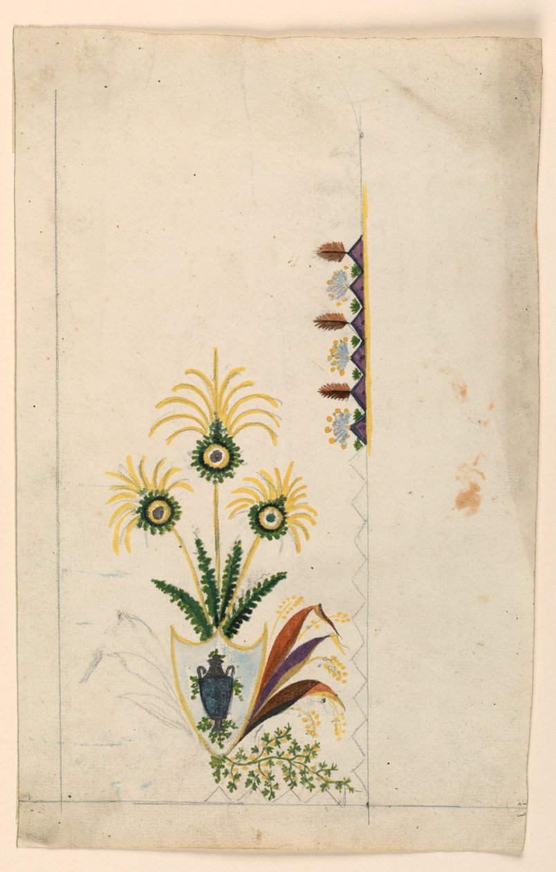 Design para um colete de Unknown artist
