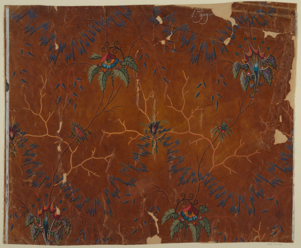 Design para um tecido de Unknown artist