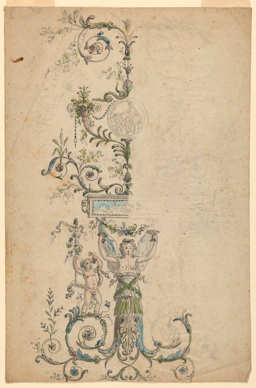 Design para a decoração de um painel de Unknown artist