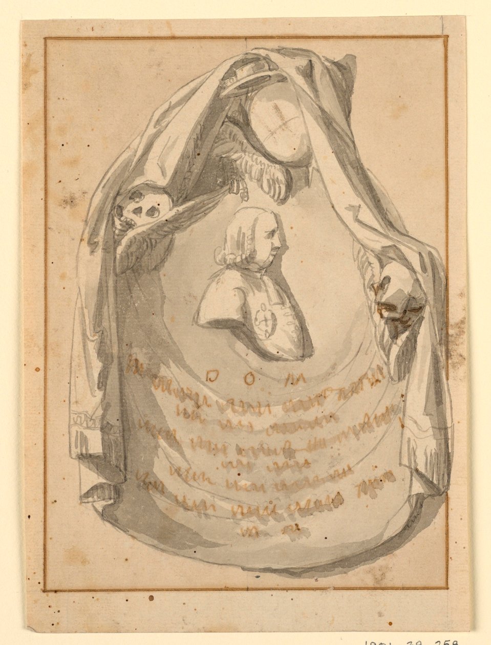 Projeto de um Monumento Sepulcro para um Prelado de Unknown artist