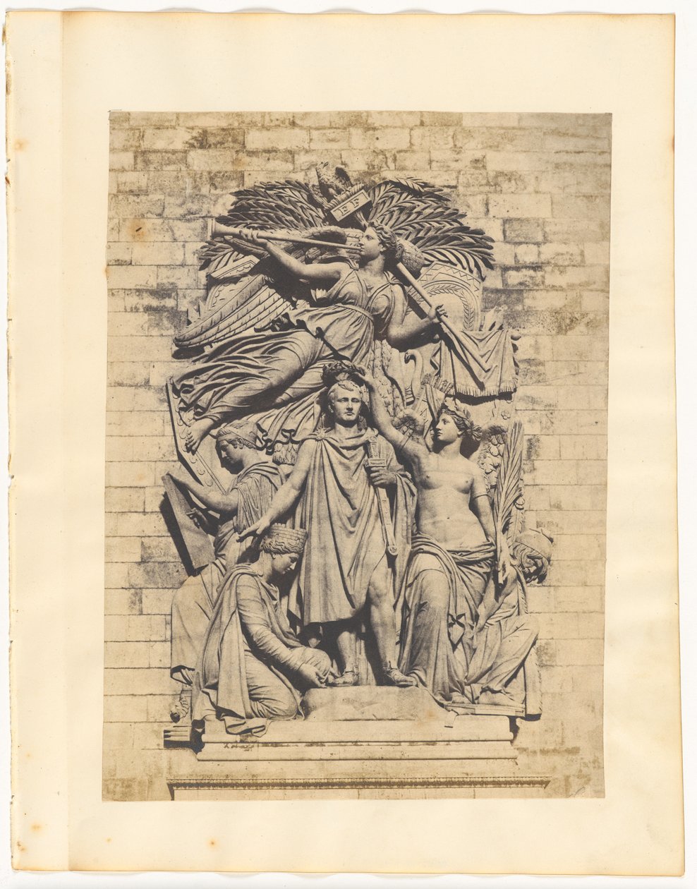 [Pormenor de "Le Triomphe" no Arco do Triunfo]. de Unknown artist