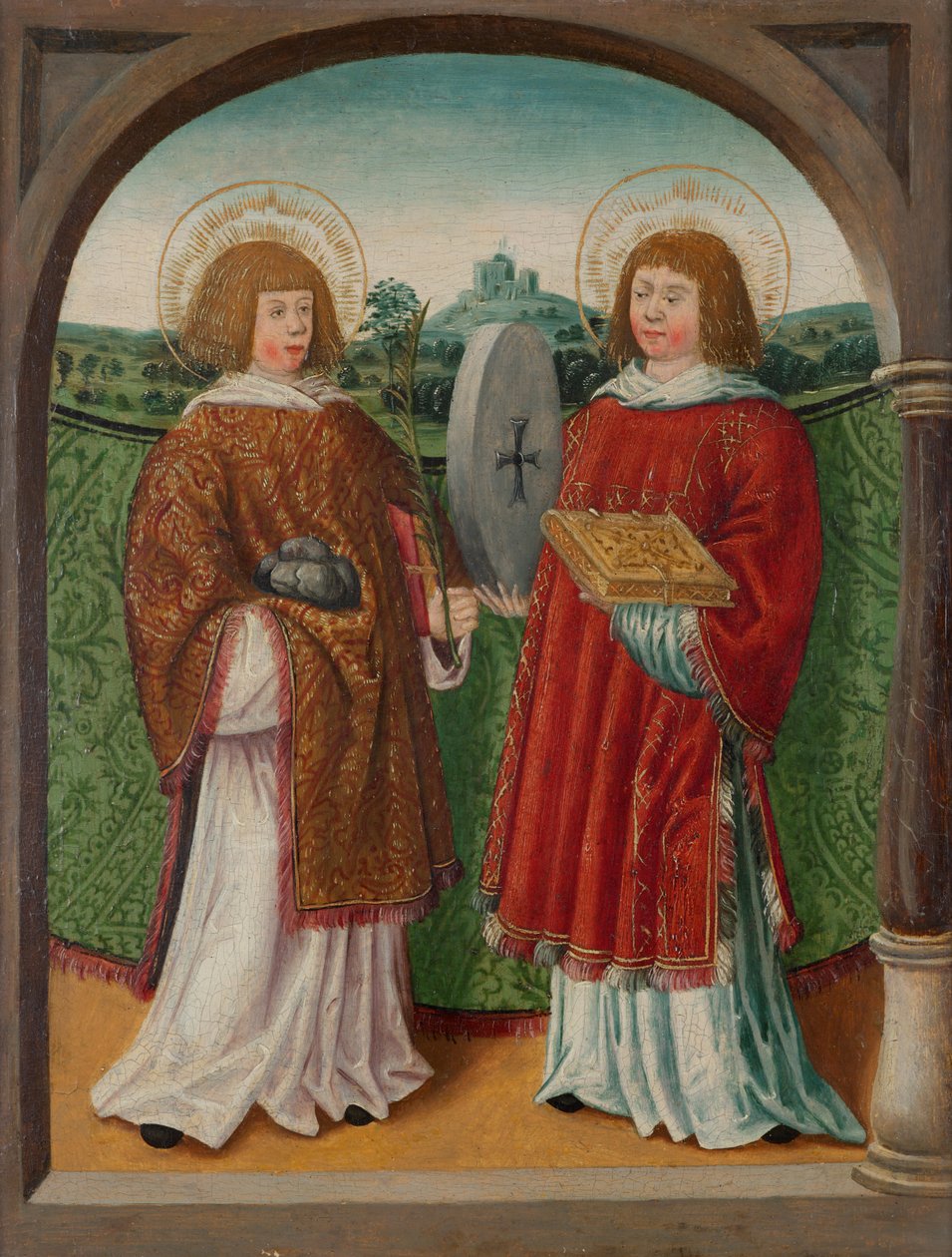 Santo Estêvão e São Floriano () de Unknown artist
