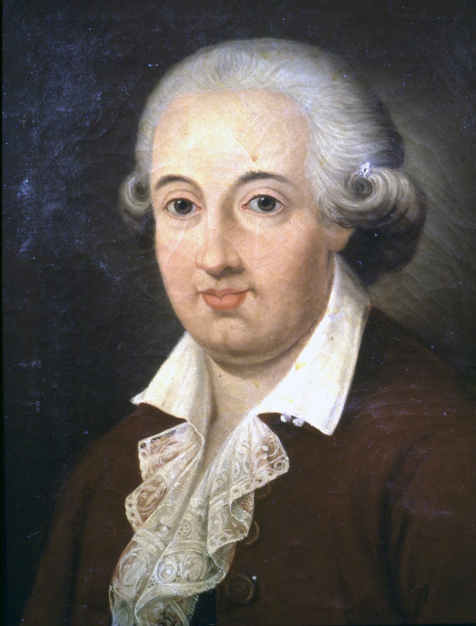 Domenico Cimarosa (1749 - 1801), Pintura conservada no Lycée Musical, Bolonha. de Unknown artist