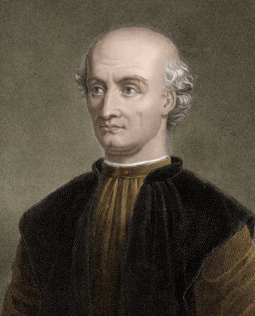 Donato Bramante (1444-1514) - gravura - século XIX de Unknown artist