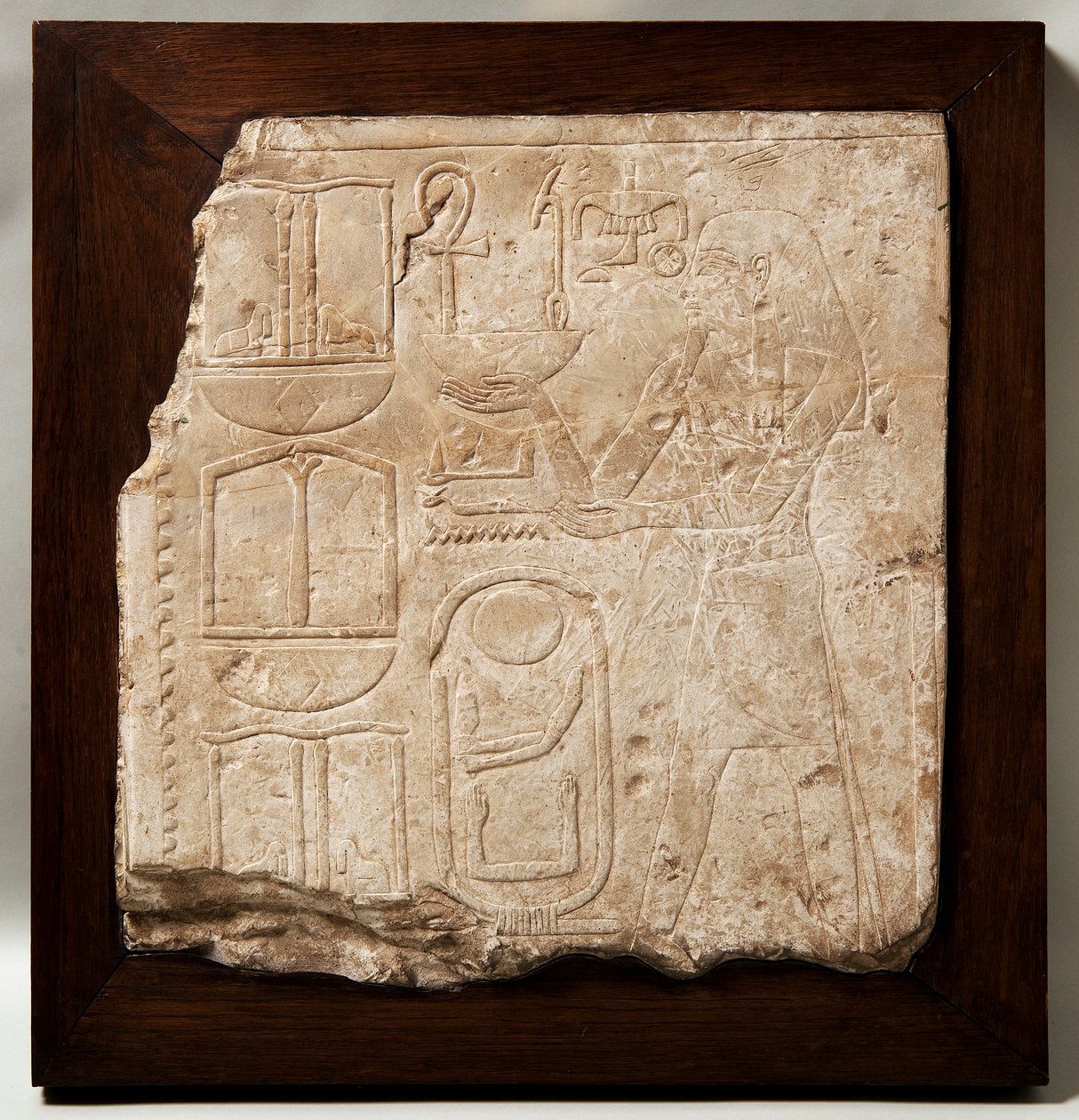 Por lintel em relevo de Amenhotep I de Unknown artist