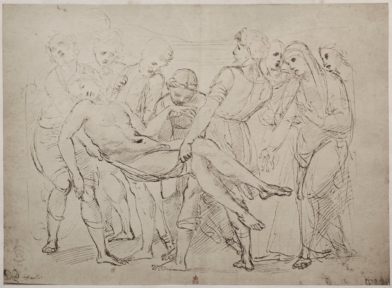 Desenho de Raphael Sanzio no Museu Britânico de Unknown artist